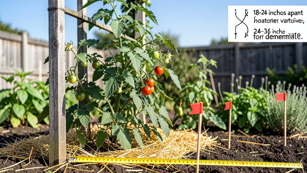Spacing of Tomato Plants: Stem-Strengthening Tricks for Bushier Growth