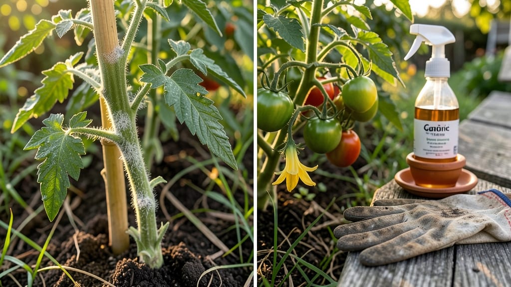 White Fuzz on Tomato Stems: Fungal Blight Fix in 3 Simple Steps