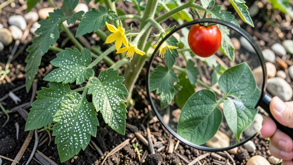 White Dots On Tomato Leaves: Aphid Infestation Fix in Minutes