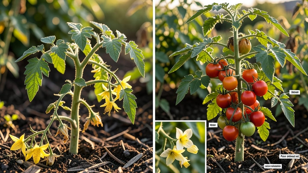 Tomato Plants Not Producing Fruit: Light Boost & Pollination Fixes for Heavy Harvests