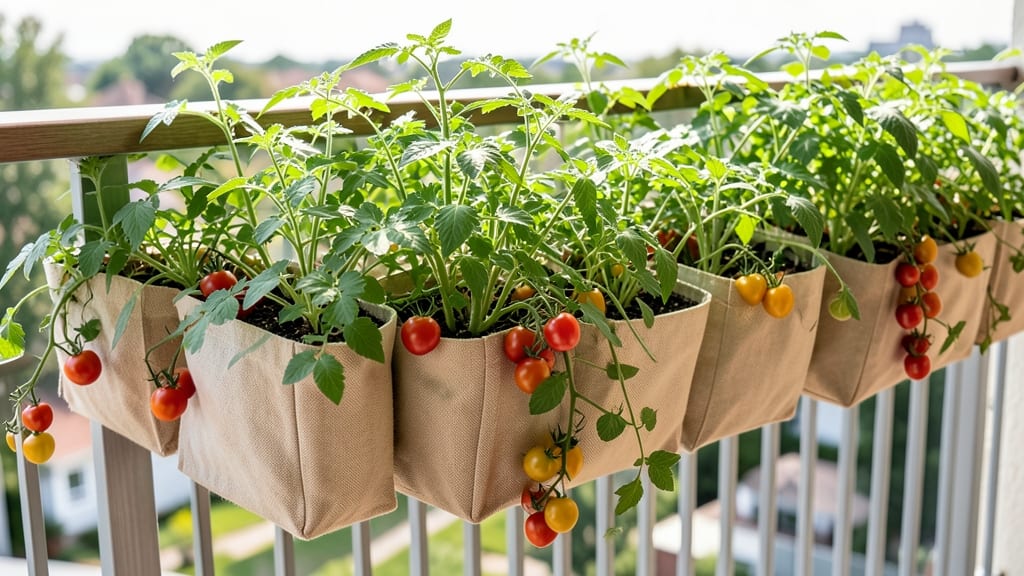 Hanging Pocket Planter for Cherry Tomatoes