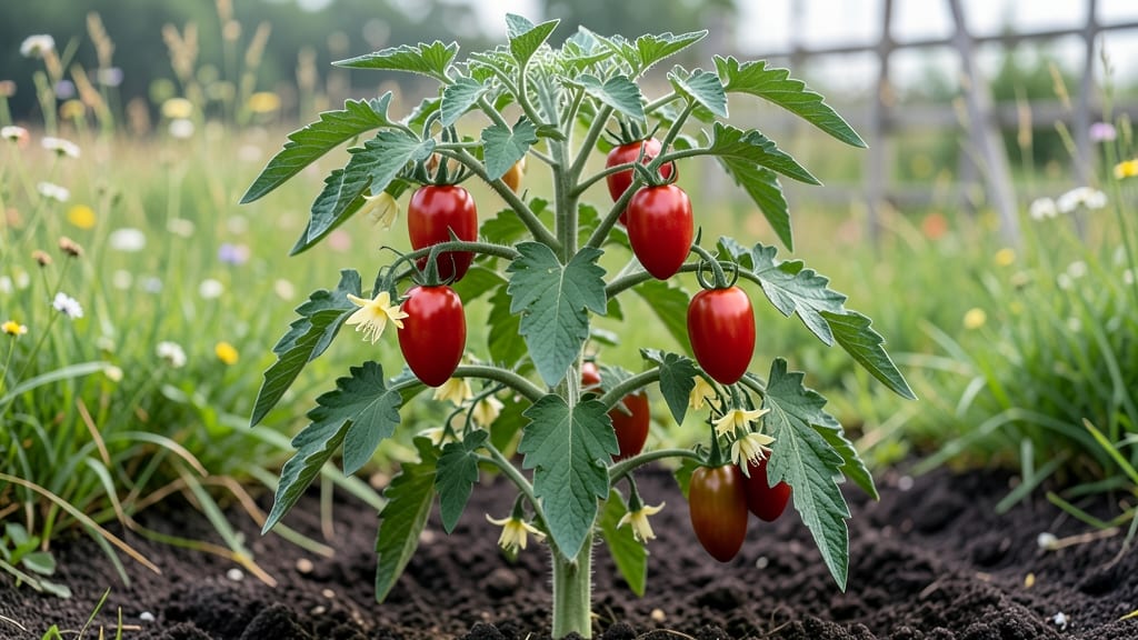 Tomato Roma Plum: Sun-Exposed Sweetness in 60 Days