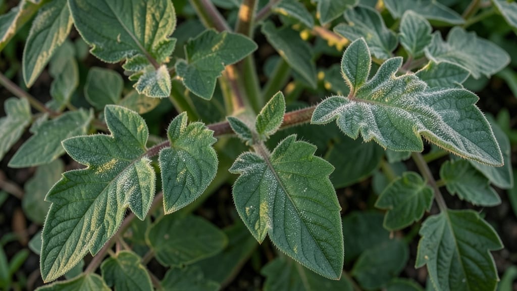 Hairy Tomato Plant Leaves