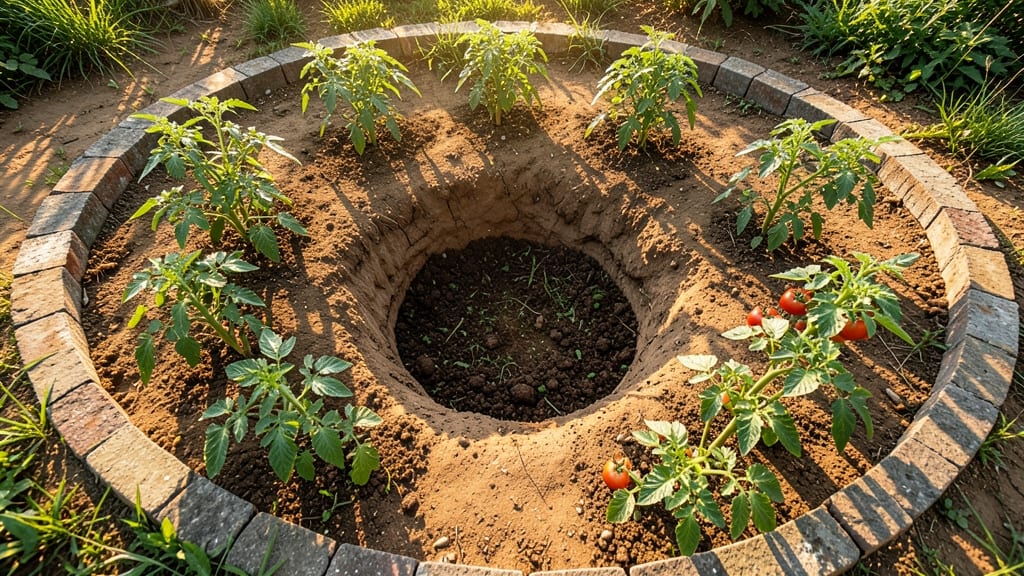 Keyhole Garden Spacing for Water Efficiency