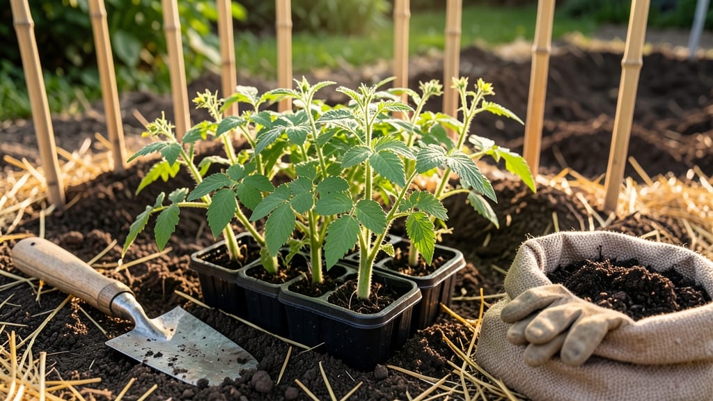 When to Plant Tomato Seedlings in the Garden: Soil Temp & Frost-Free Timing Guide