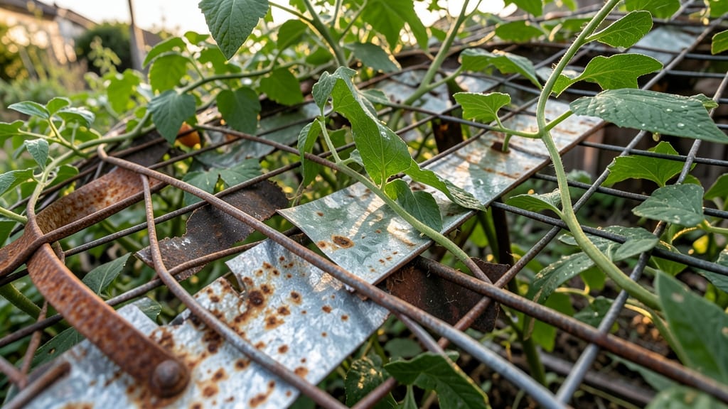 Cattle Panel Trellis System