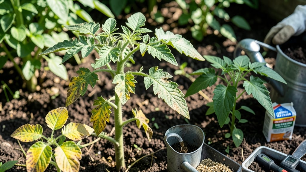 Tomato Seedlings With Yellow Leaves: Fix Overwatering and Nutrient Imbalance Fast