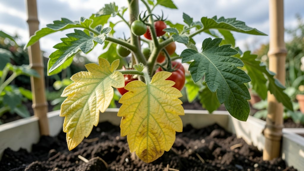 Tomato Plants With Yellow Leaves: Fix Bottom Leaf Blight Fast