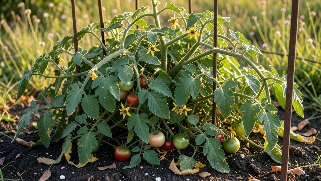 Overgrown Tomato Plants: Prune, Train, and Revive for Maximum Harvest