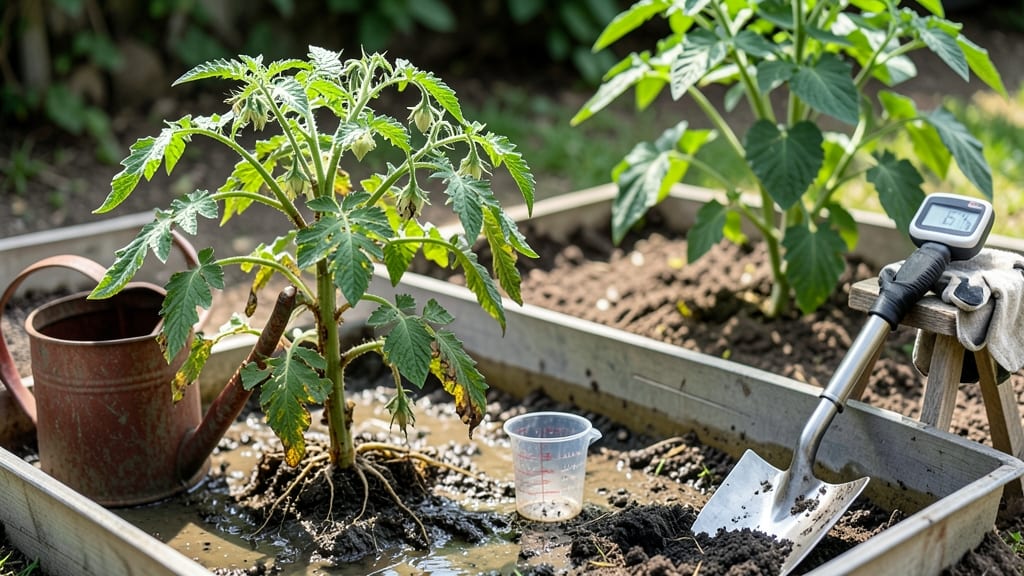 Tomato Plant Overwatered vs Underwatered: Leaf Cues to Save Your Harvest