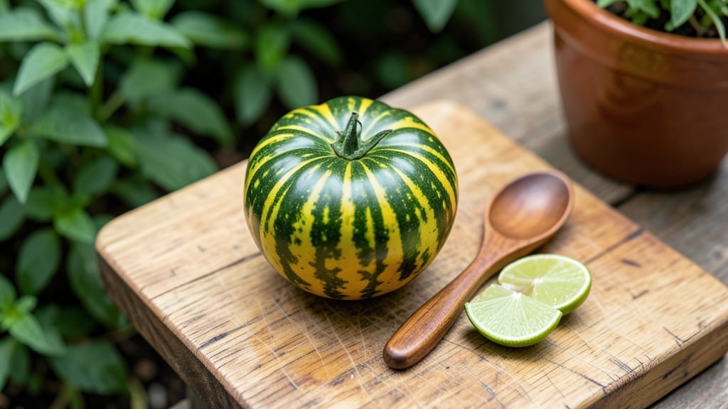 Green Zebra Tomato: Striped and Tangy