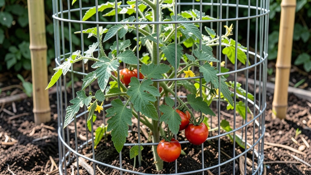 Wire Mesh Tomato Cage Recipe: Sturdy Supports for Towering Plants Without Bending