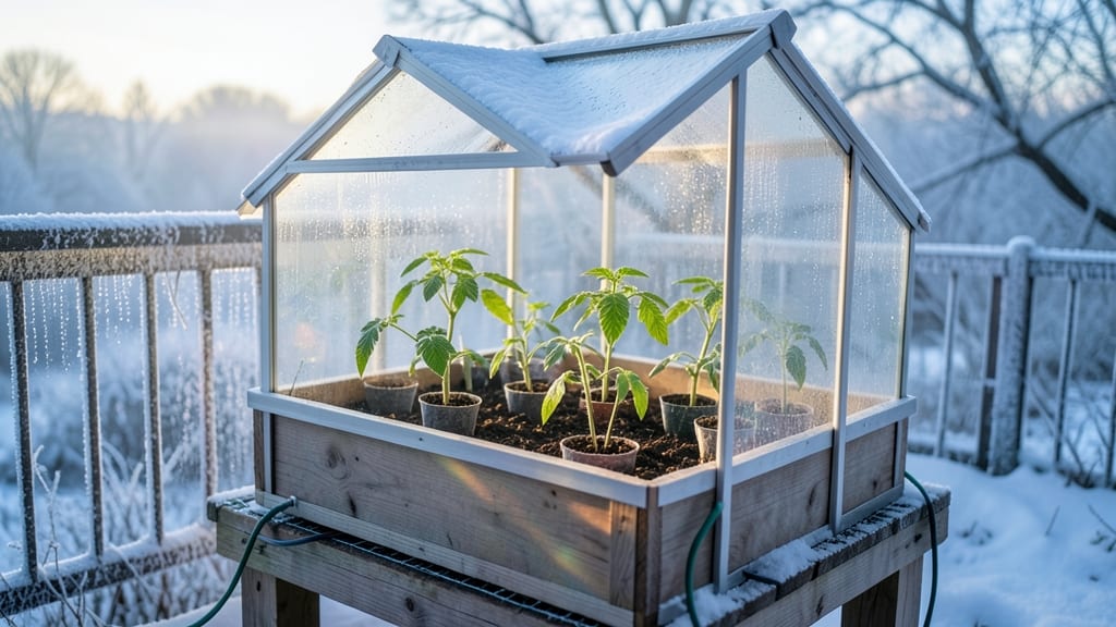 Mini Greenhouse Tomato Planter Box