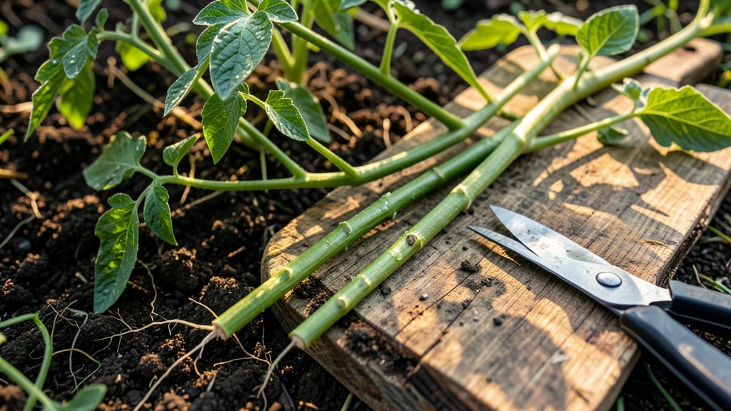 Direct Slice Planting in Garden Beds