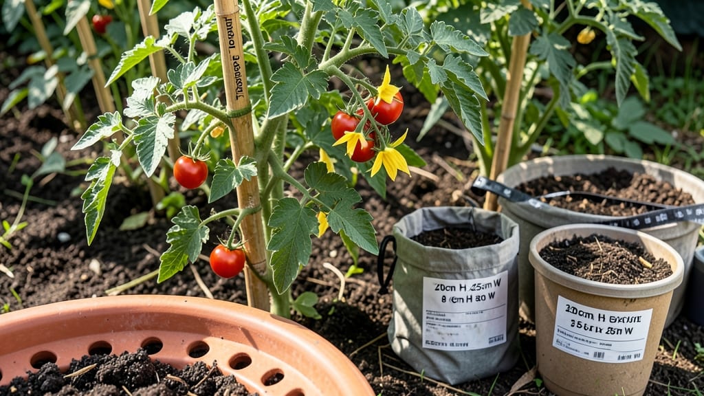 How Big of a Pot Does a Tomato Plant Need: Size Rules by Variety for Root Health