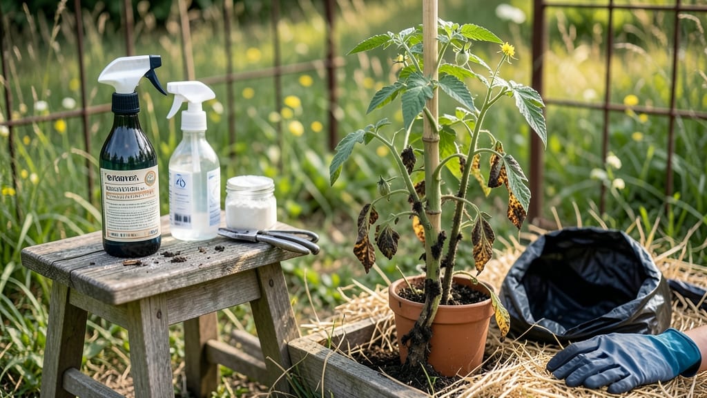 Tomato Plant Blight Treatment: Copper Fungicide Rescue in 3 Days