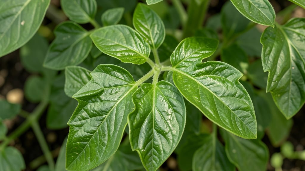 Standard Green Smooth Tomato Leaves