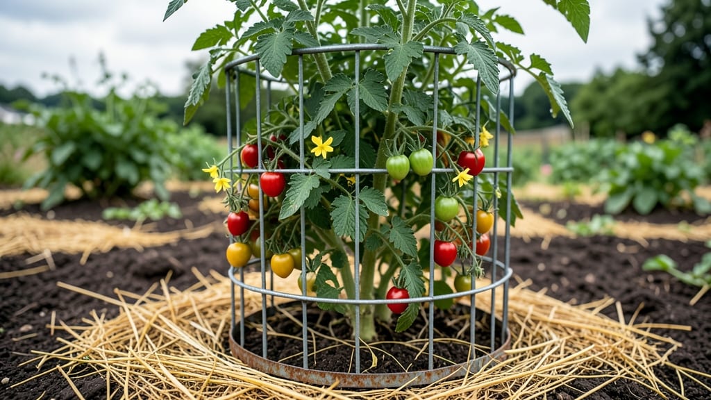 Cherry Tomato Cage: Space-Saving Support for Towering Vines