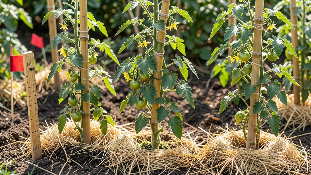 Spacing for Cherry Tomato Plants: Trellis vs Cage Layouts for Maximum Yield