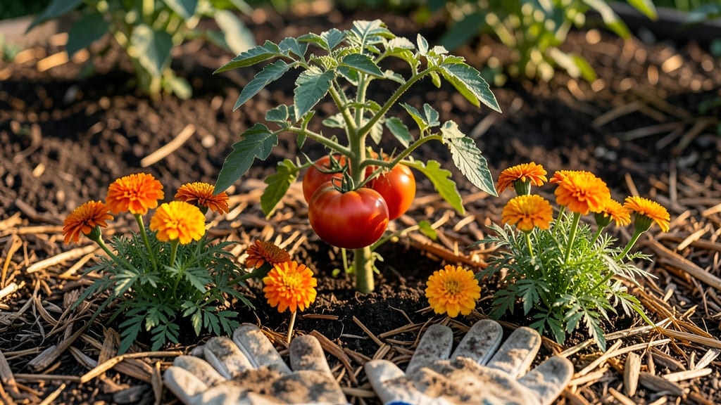 How Many Marigolds Per Tomato Plant: Companion Ratio and Pest Control Logic