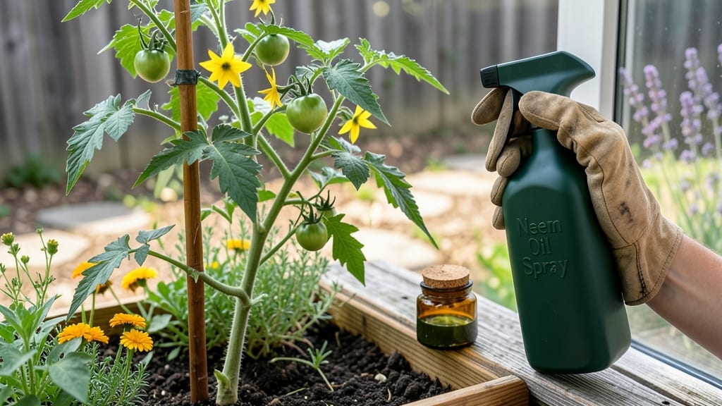 Organic Tomato Plant Spray Recipe: Neem Oil Blend to Prevent Blight and Pests