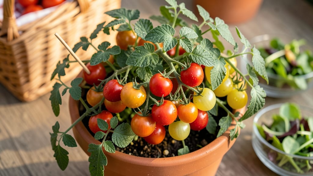 Cherry Tomatoes For Snacking And Salads