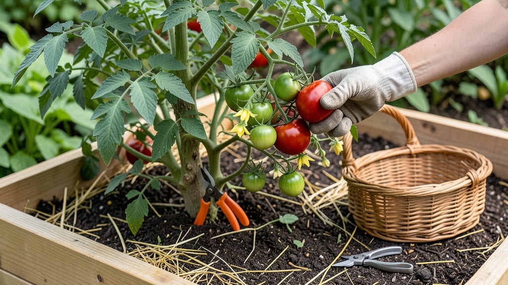 Tomato Plant Harvesting: The Perfect Ripeness Test for Peak Flavor