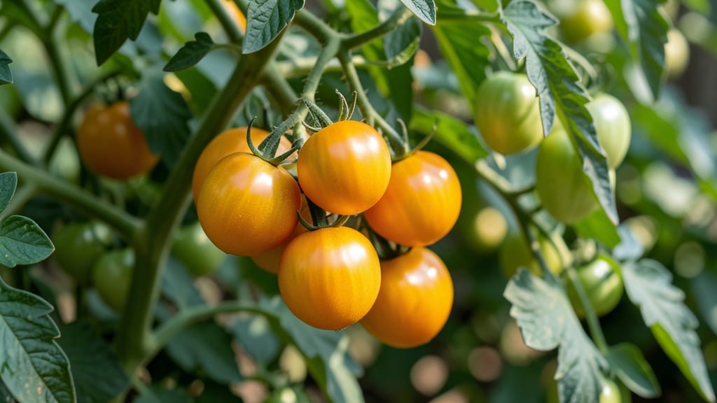 Sun Gold Cherry Tomatoes for Sweetness