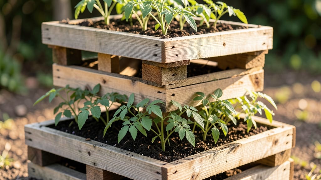 Pallet Wood Tomato Planters