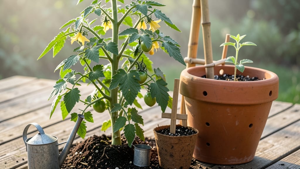 How Do You Grow Tomato Plants in Pots: Balcony-Friendly Giants With Sturdy Supports
