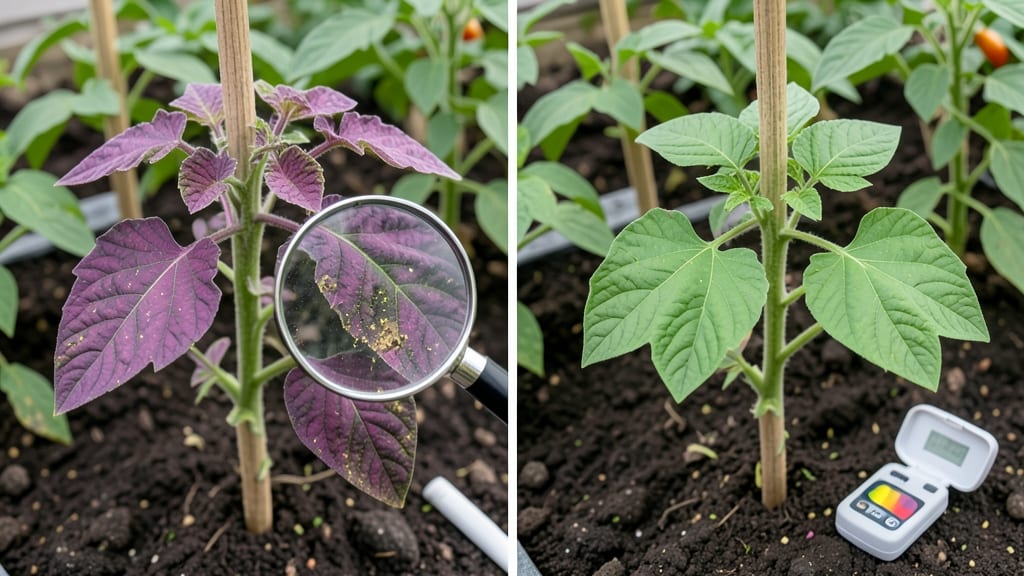 Purple Leaf Tomato Disorder: Fix Discoloration and Revive Plants Fast