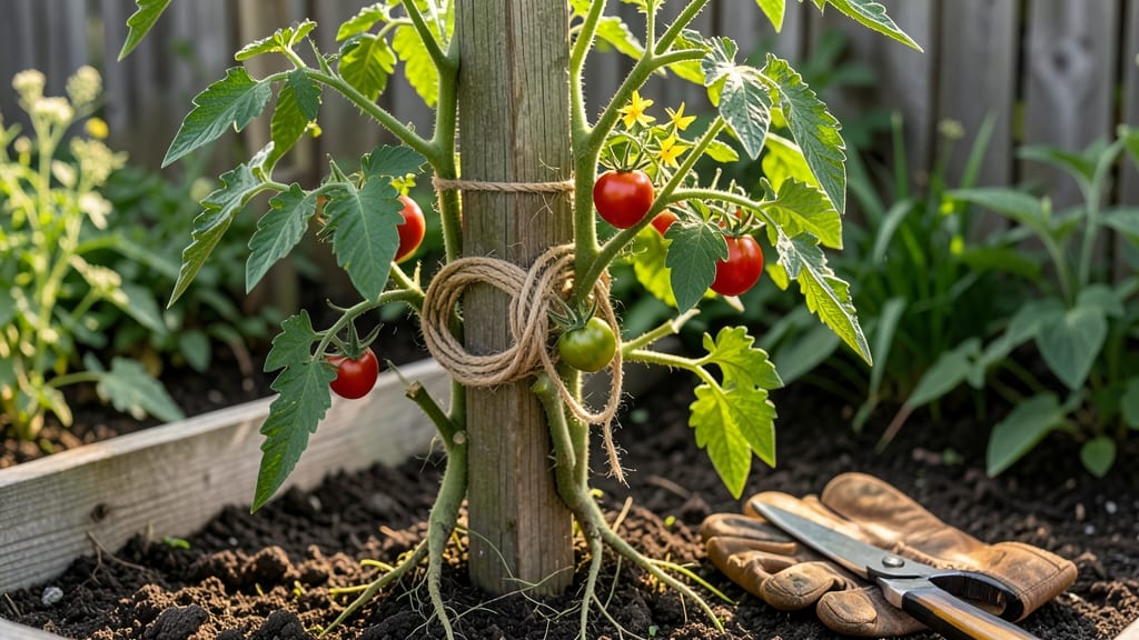 Best Way to Tie Tomato Plants: Sturdy Supports for Stronger Vines