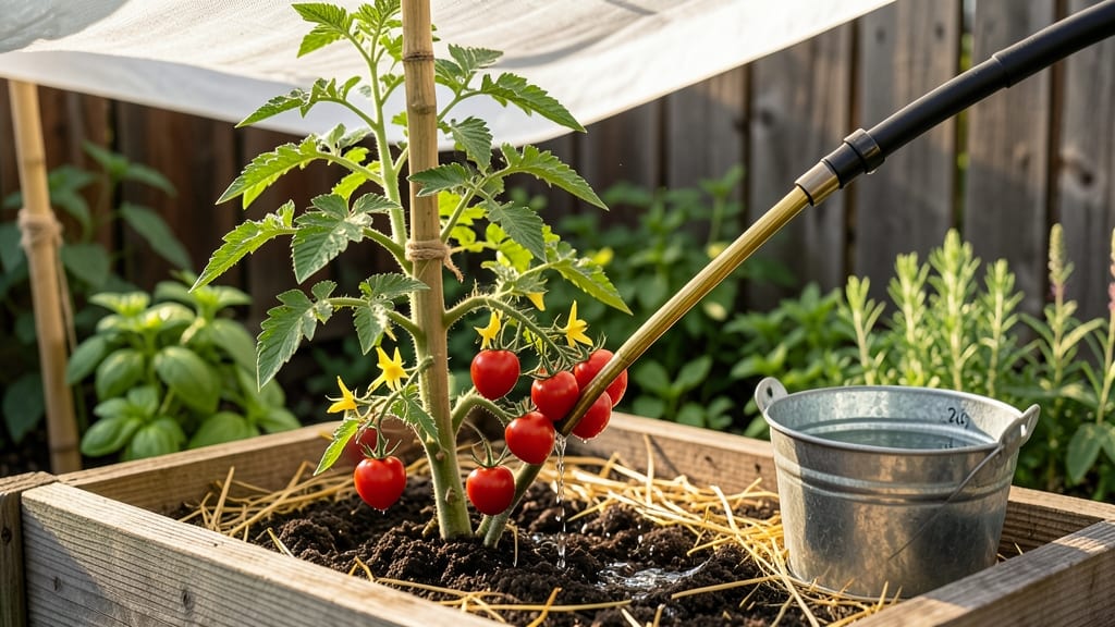 Best Time to Water Tomato Plants in Hot Weather: Early Morning Cooling Trick for Stress-Free Growth