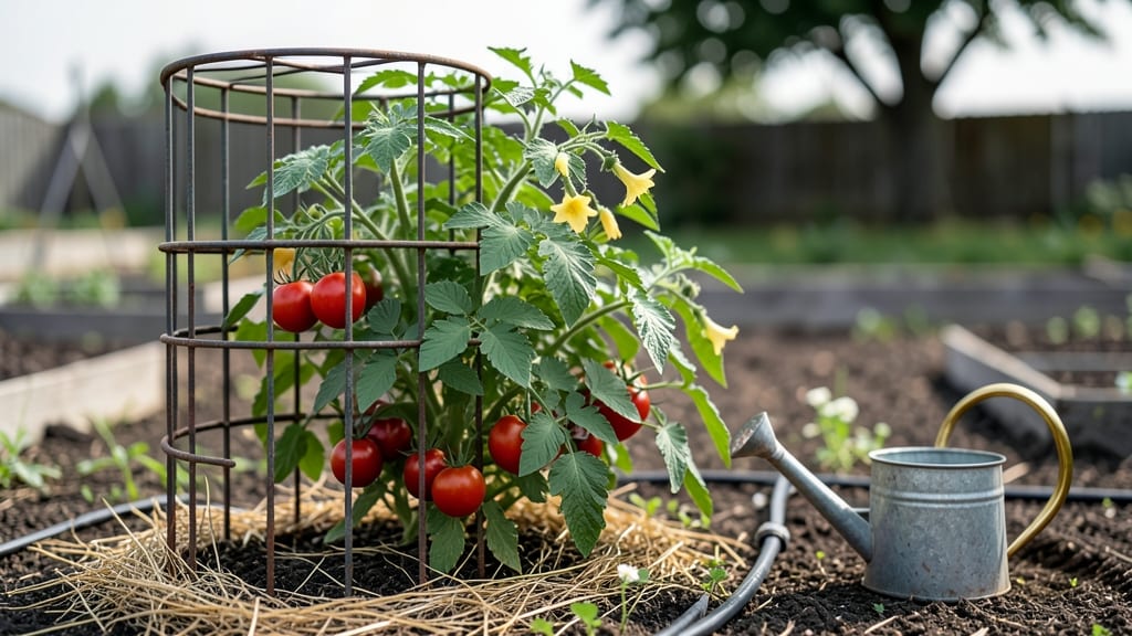 Tomato Cages Pictures: Sturdy Supports for Towering Plants Without Flops
