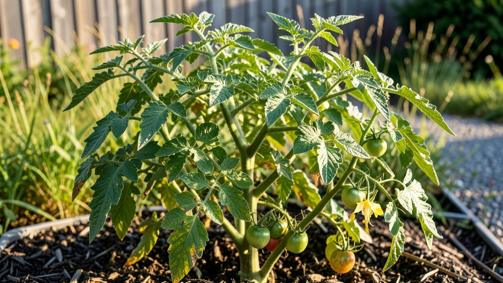 Healthy Tomato Plant: Thriving Vines and Bursting Fruit in 60 Days