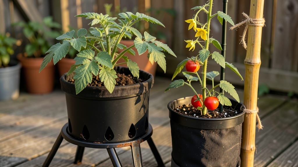 Tomato Bucket Stand: Space-Saving Tower for Bountiful Vines