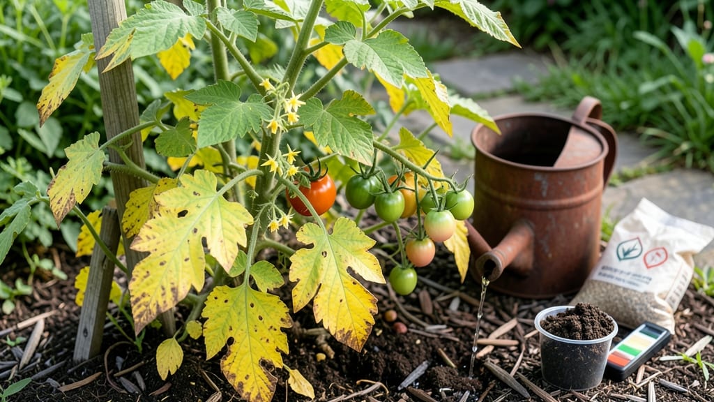 Why Do My Tomato Plants Have Yellow Leaves: Overwatered Roots Fix in 3 Easy Steps