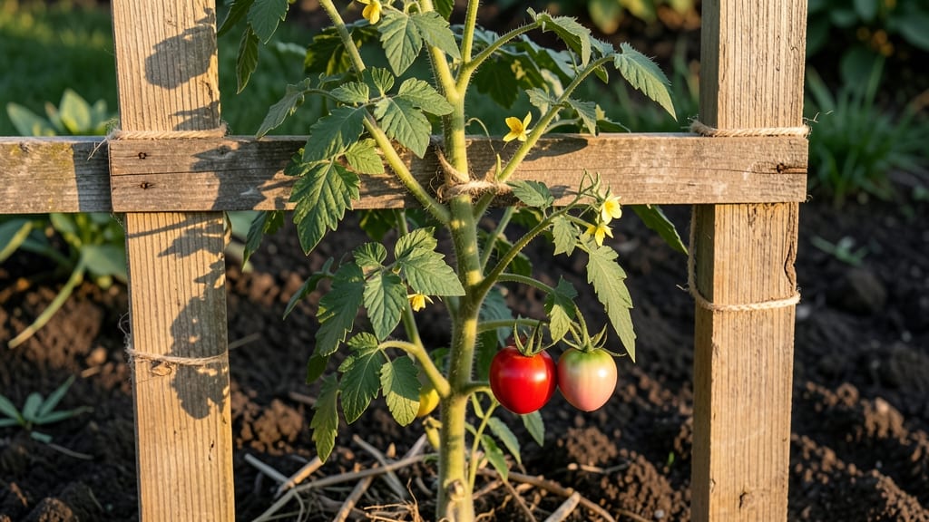 DIY Wooden Tomato Trellis: Sturdy Vertical Support for Towering Plants