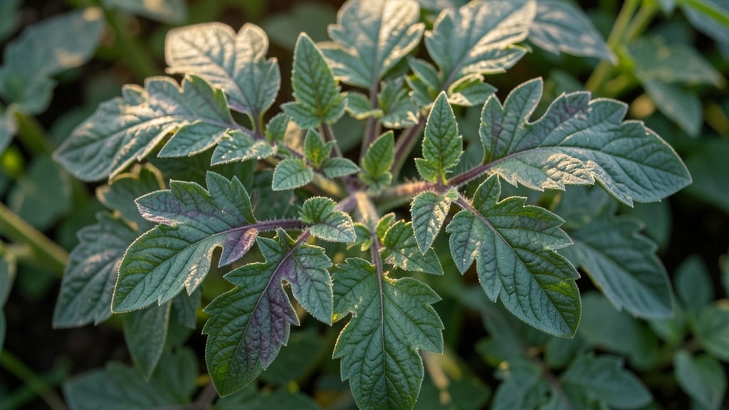 Curly or Fern-Like Tomato Leaves