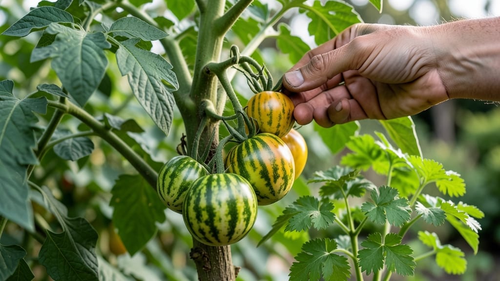 Green Tomatoes: Green Zebra