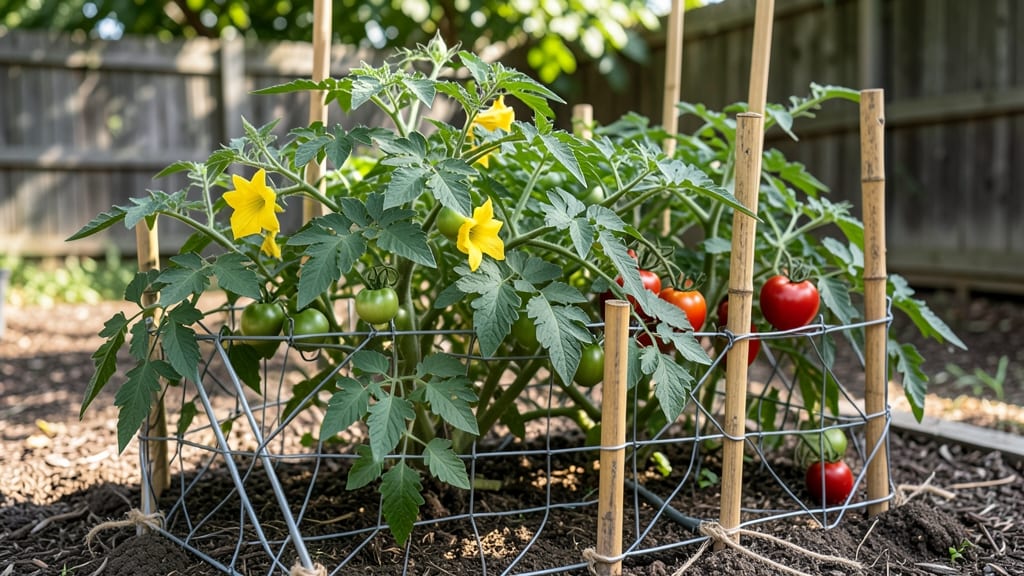 Homemade Tomato Cages: Sturdy DIY Supports for Towering Plants