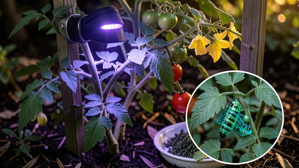 Black Light for Tomato Hornworms: UV Trap That Slashes Egg Laying by 90%