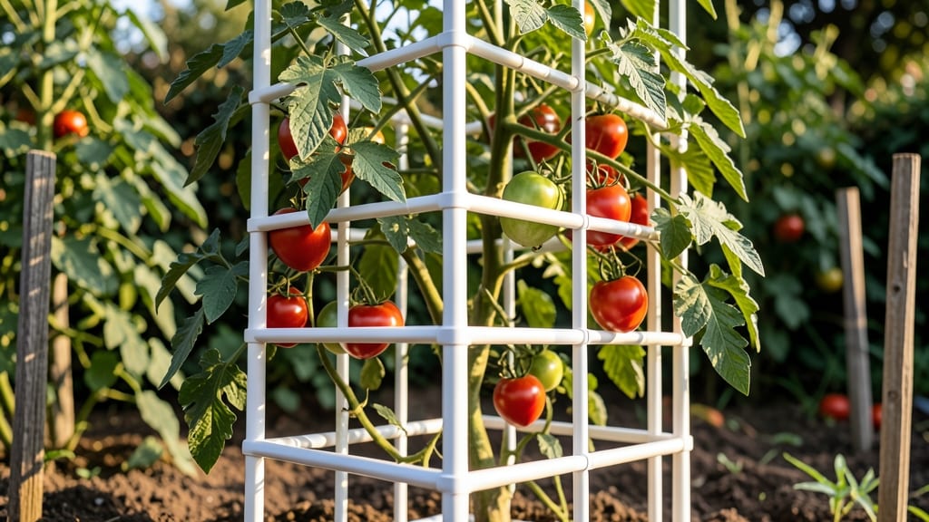 PVC Pipe Cage with Zip Ties