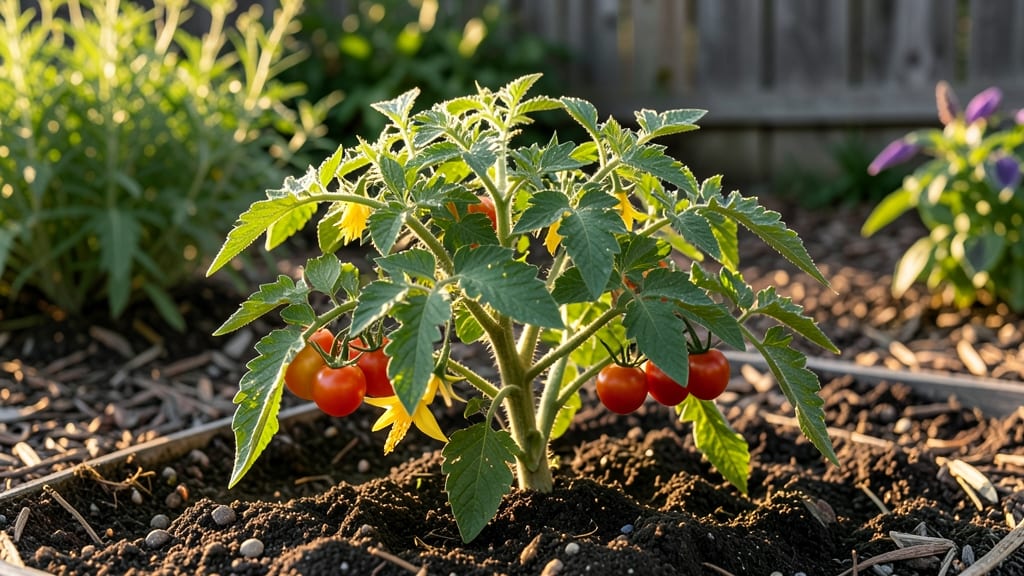 Candyland Tomato Plant: Towering Vines and Sweet Cherry Flavors