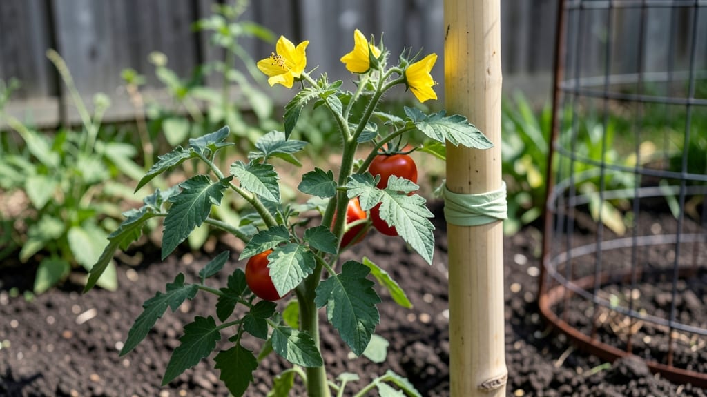 How to Stake Up Tomato Plants: Sturdy Support for Heavy Harvests