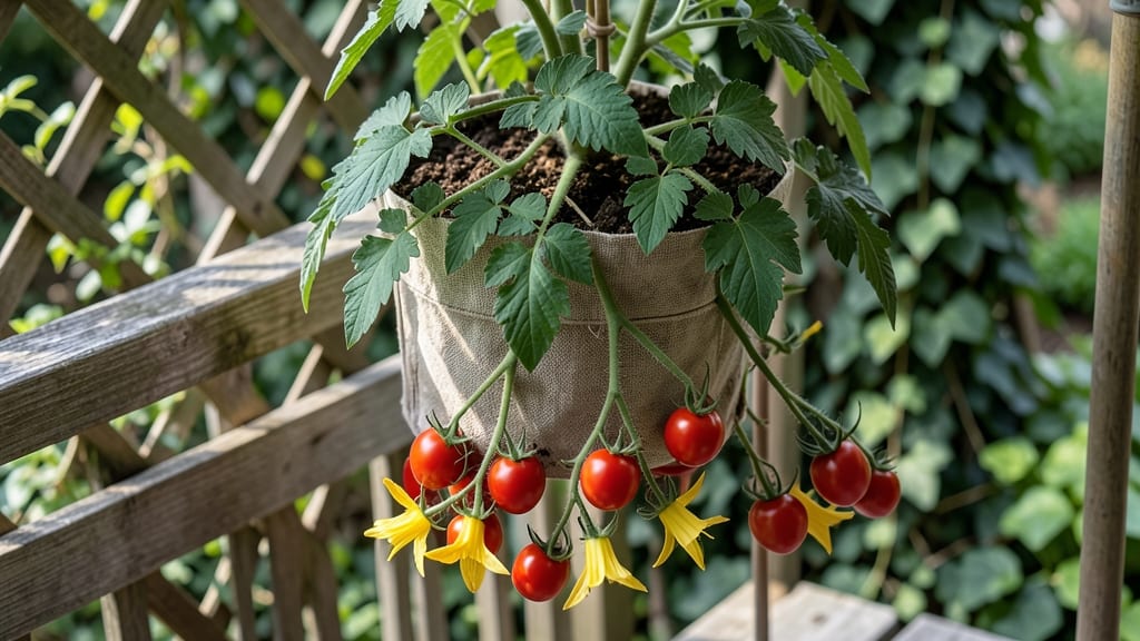 Topsy Turvy Tomato Tree: Space-Saving Pruning for Bountiful Harvests