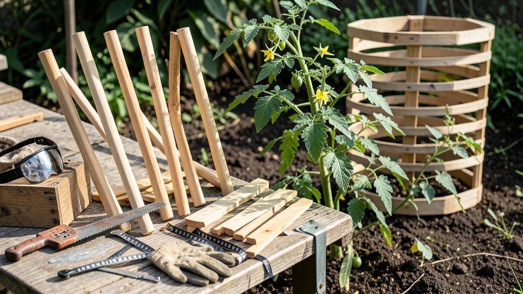 How to Build Wood Tomato Cages: Sturdy Supports for Towering Plants