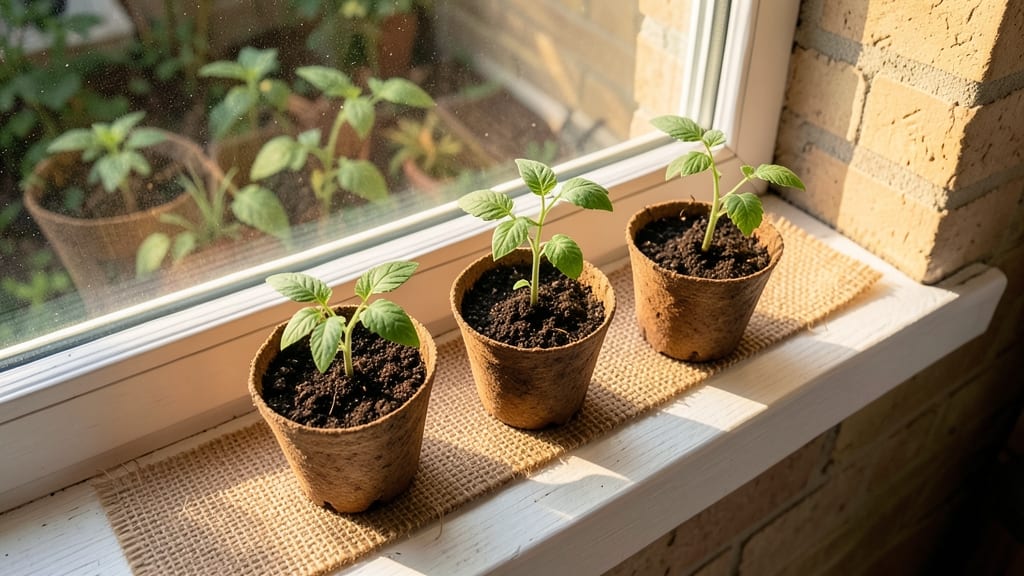 Window Sill with South Exposure