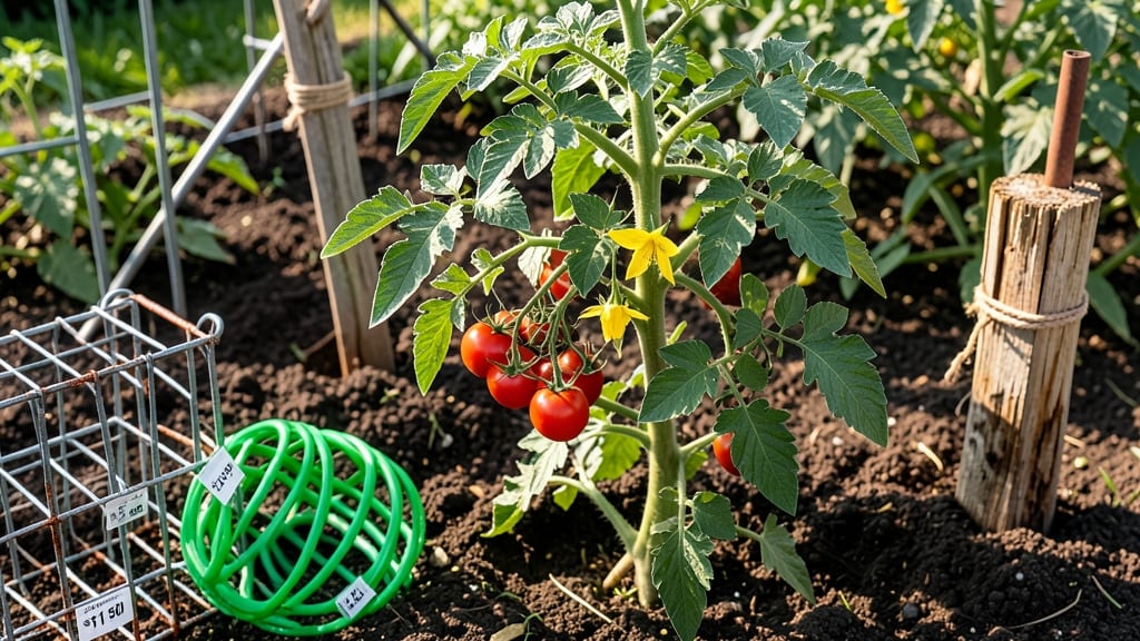 Cheapest Tomato Cages: Bendable Wire Savings for Your Garden Beds