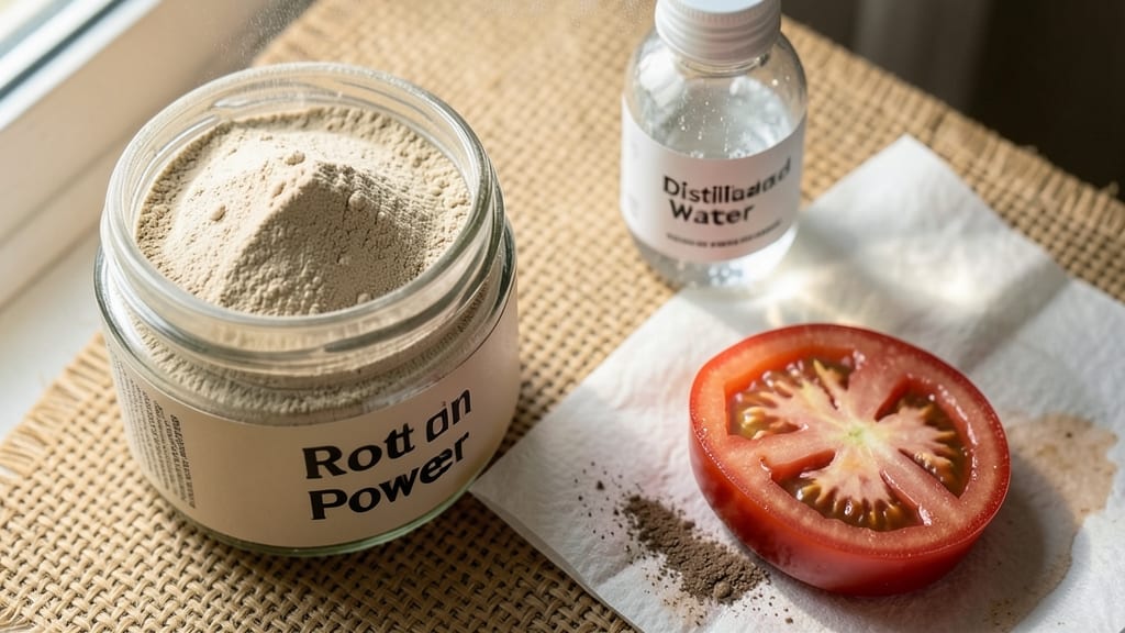 Preparing Slices with Root Hormone Powder